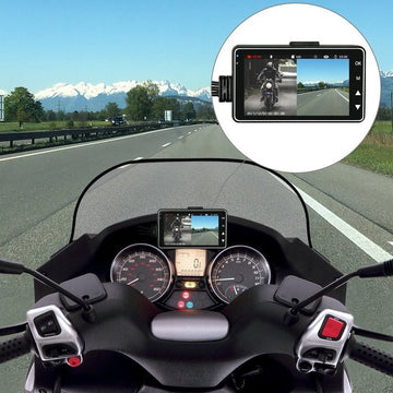 Motorcycle Dash Cam – Dual Lens HD Recorder for Riding & Safety