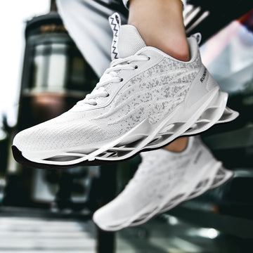 Popcorn Sole Flying Knit Men’s Shoes – Roaring Sky Sports Sneakers