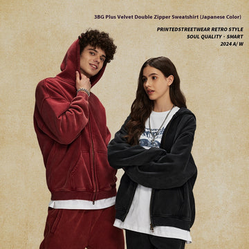 Vintage Washed Men’s Hoodie – Loose Fit Retro Worn Look