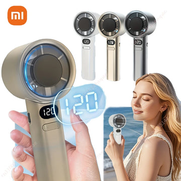 Xiaomi Mijia Leafless Mini Fan – 120 Wind Speed USB Rechargeable Handheld Turbine