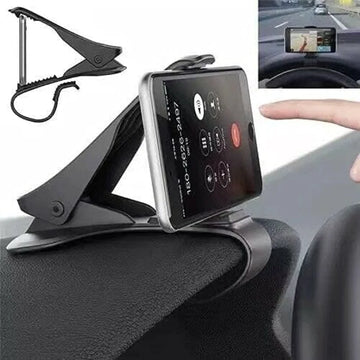 Car Mobile Phone Clip Holder – Universal Adjustable Mount for Safe Driving