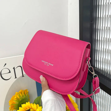 Women's Crossbody Bag – New Solid Color Retro Casual Flipped Fashion Bag