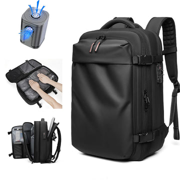 Men’s Large Capacity Travel Backpack – 17-Inch Laptop, Business, School & Hiking Bag with Expandable