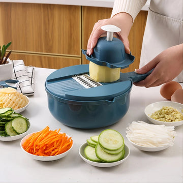 12-in-1 Multi-Functional Vegetable Chopper & Slicer – Commercial Kitchen Cutter