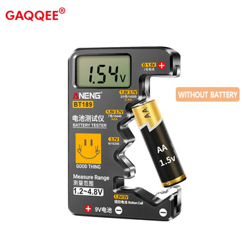 lUltra-Small LCD Battery Tester – Universal for 9V, AA, AAA & Button Cell