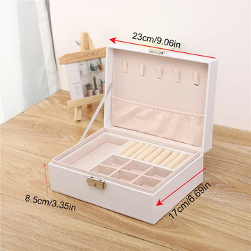 1PC Large Capacity Jewelry Storage Box – Spacious & Durable Organizer
