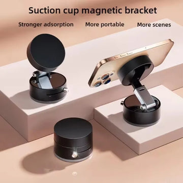 Magnetic Phone Holder for Car – Ultra Stable Suction Cup Mount, Anti-Shake Mobile Holder
