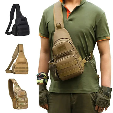 Military Shoulder & Chest Sling Bag – Tactical Backpack for Hiking, Camping & Fishing