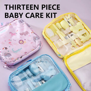 13-Pack Baby Care Kit – Complete Newborn Hygiene & Nursing Accessories Set