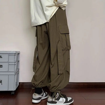 Men's Loose Fit Cargo Pants β Hip Hop Streetwear Casual Sports Pants for All Seasons