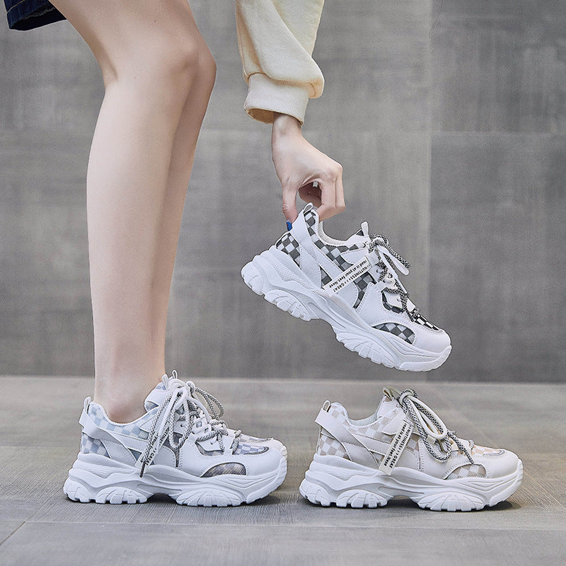 Women's Summer Running Shoes – Thick Sole Casual Sneakers for Comfort & Style