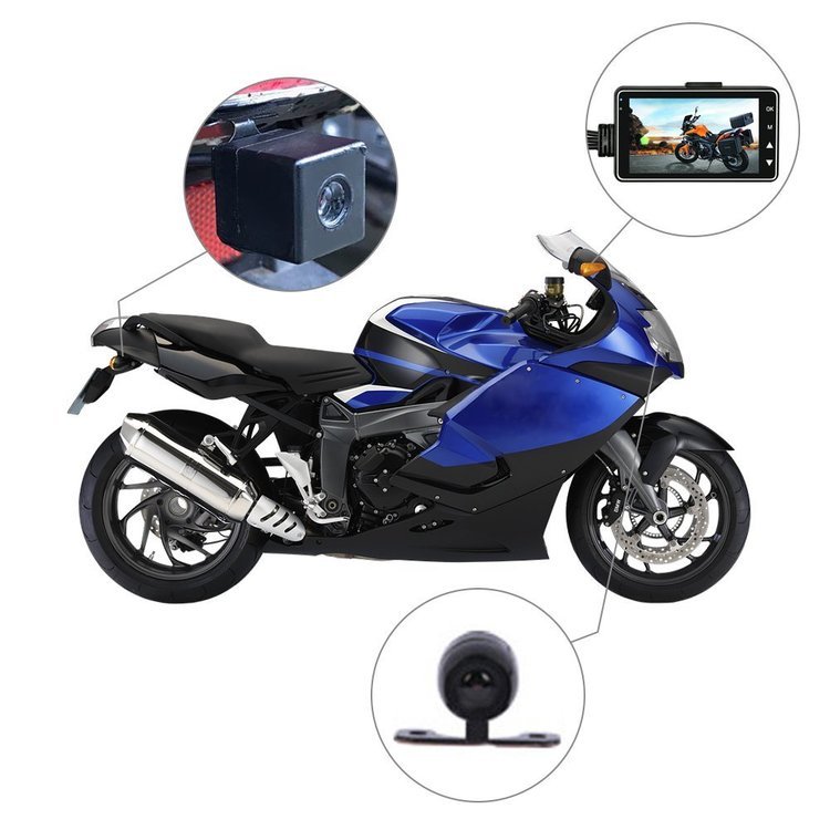 Motorcycle Dash Cam – Dual Lens HD Recorder for Riding & Safety