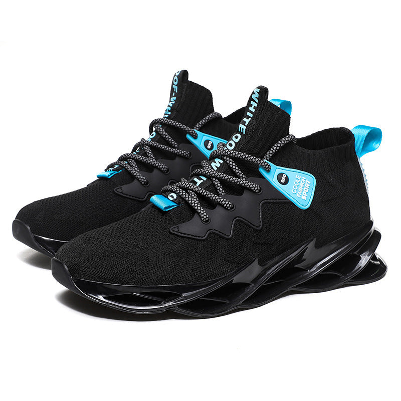 Popcorn Sole Flying Knit Men’s Shoes – Roaring Sky Sports Sneakers