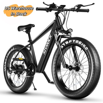 1000W Fat Tire Electric Bike for Adults – 26" E-Mountain Bike