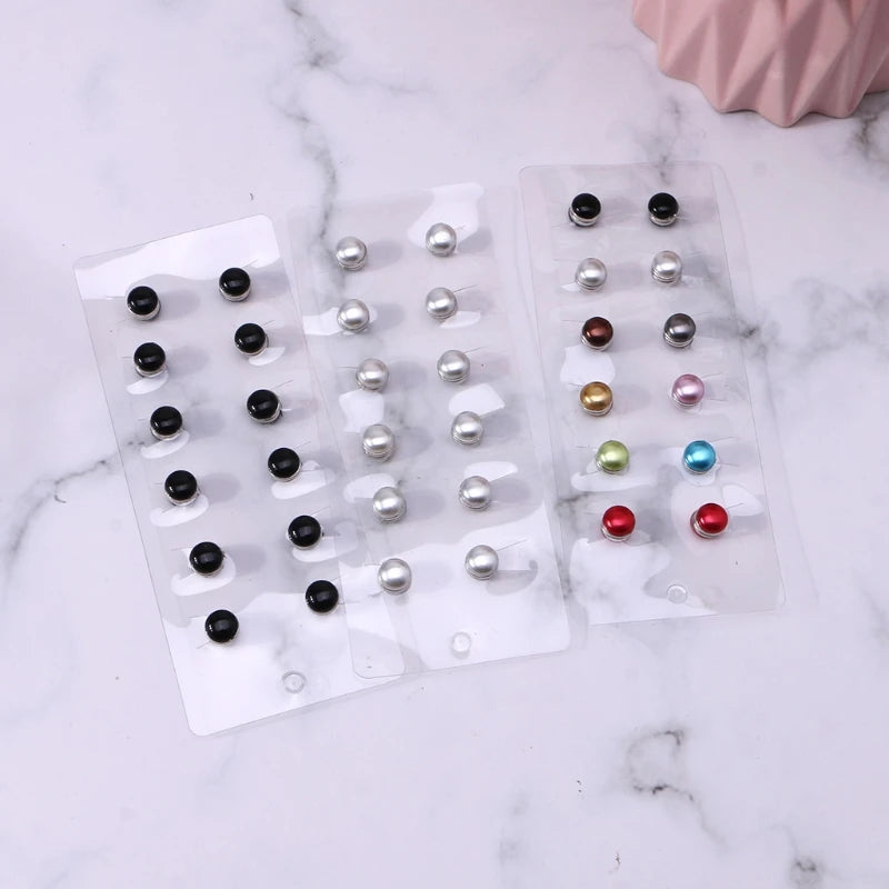 Strong Metal Plating Magnetic Hijab Clip – Safe No Hole Luxury Brooch for Muslim Scarf