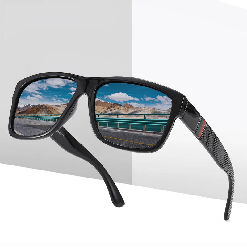 Polaroid Sunglasses Unisex – Vintage Square Polarized Sun Glasses for Men & Women