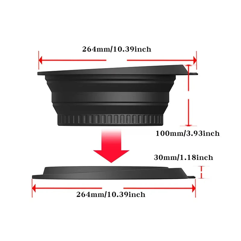 Large Silicone Face Ice Bath Bowl – Foldable Home Facial Ice Bath