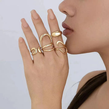 9Pcs Adjustable Toe Rings for Women – Hypoallergenic Open Toe Ring Set for Beach & Everyday Wear