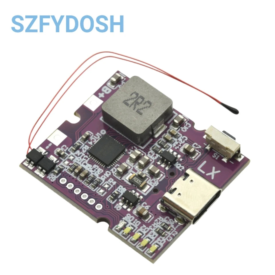 22.5W Power Bank Bidirectional Fast Charging Mobile Power Bank Module for Lithium Battery Charger Board Supports QC4+
