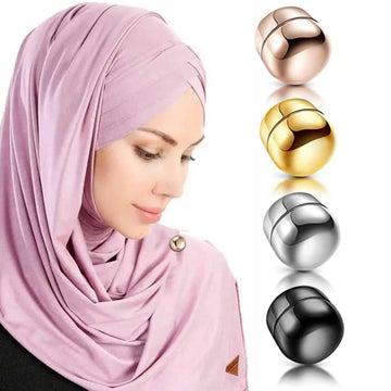 Vibrant Magnetic Hijab Pins – No-Sew Colorful Clips for Scarves & Daily Use