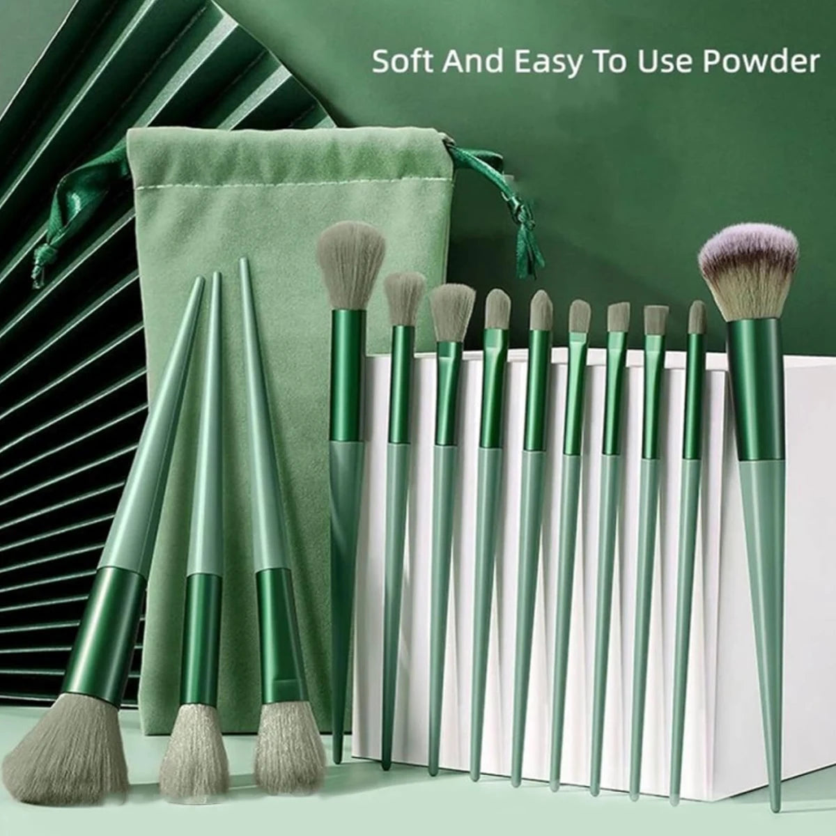 13PCS Makeup Brush Set – Foundation & Eyeshadow Brushes for Gifting & Everyday Use