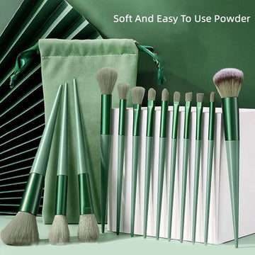 13PCS Makeup Brush Set – Foundation & Eyeshadow Brushes for Gifting & Everyday Use