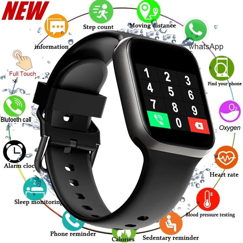 116 Plus Waterproof Smart Bracelet – Multi-Sport Mode Smartwatch with Heart Rate & Blood Pressure Monitor