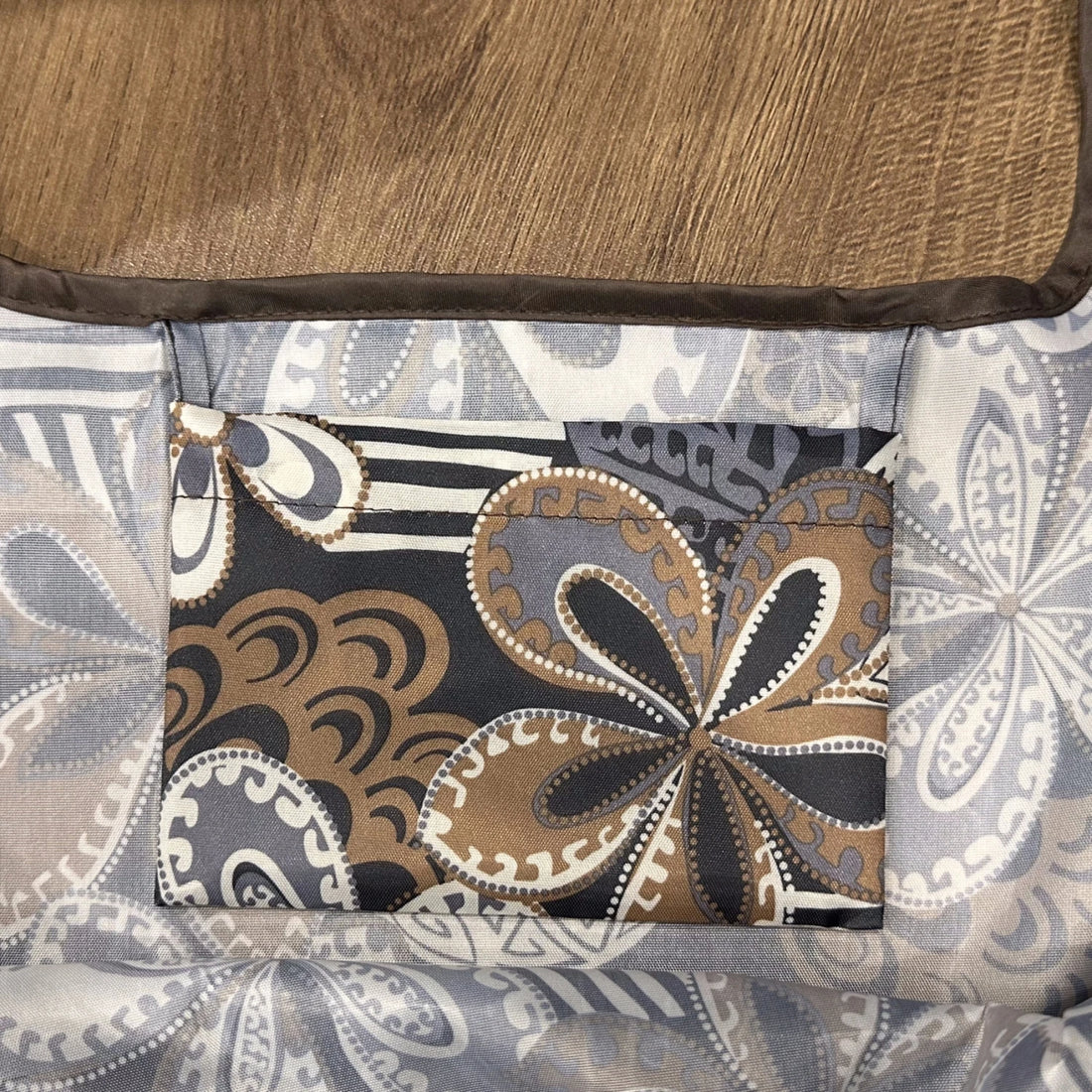 Reusable Large-Capacity Tote Bag – Foldable Outdoor Camping Travel Satchel with Printed Pattern