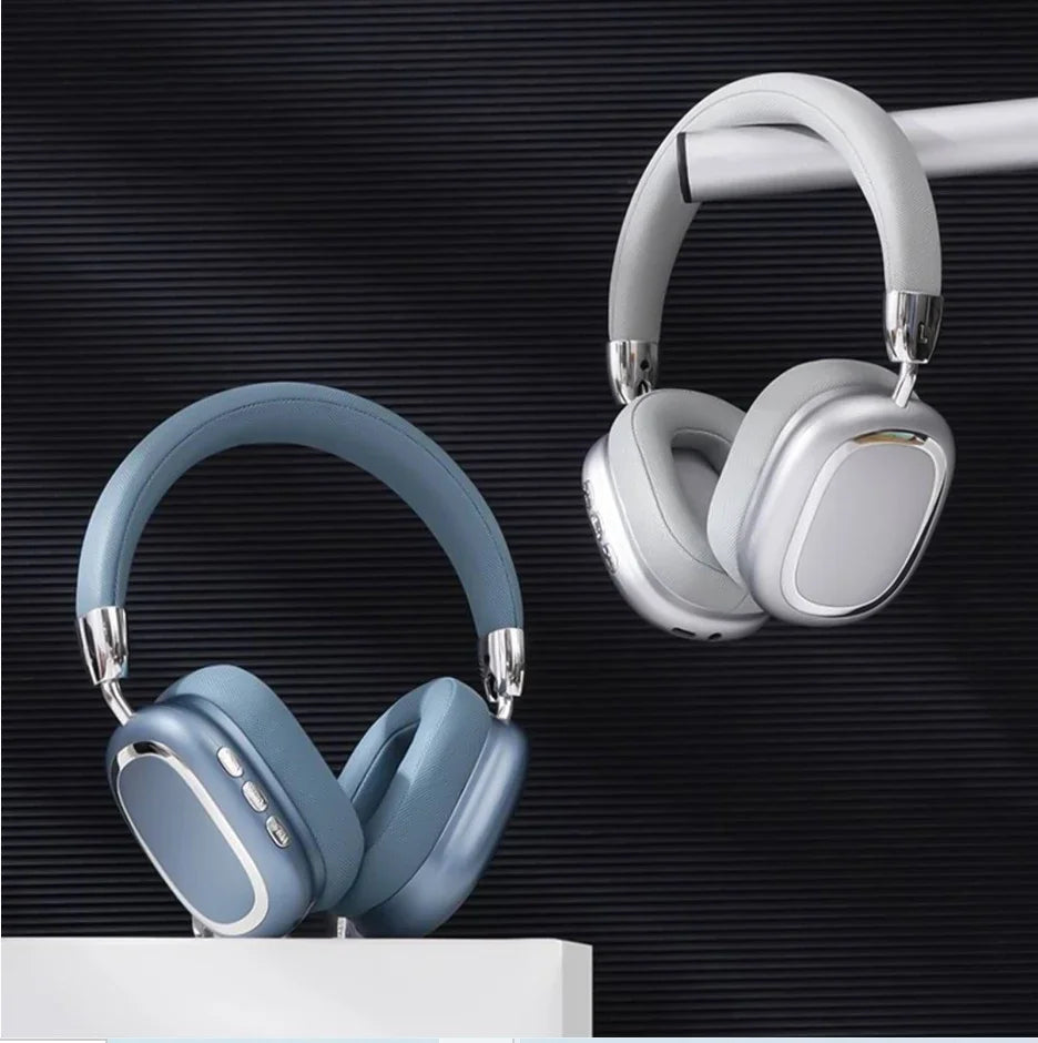 Wireless Bluetooth Over-Ear Headphones with Mic – Foldable Stereo Headset for Phone & PC