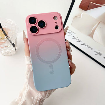 Fashion Liquid Silicone Soft Shell iPhone Case – Shockproof Magnetic Cover for iPhone 17 Pro Max & 17 Air