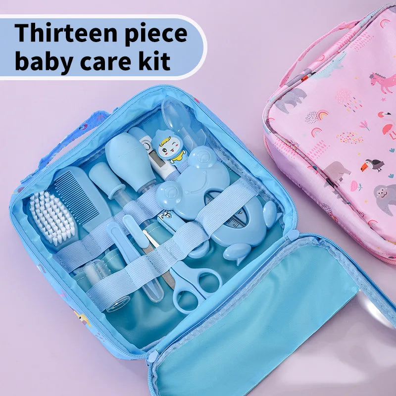 13-Pack Baby Care Kit – Complete Newborn Hygiene & Nursing Accessories Set