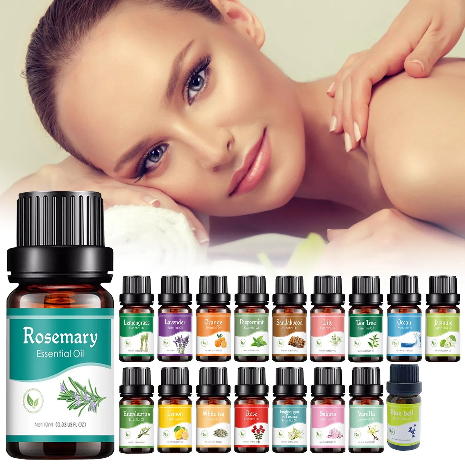 10ml Aromatherapy Essential Oil – Water Soluble Fragrance Oil for Diffusers & Humidifiers