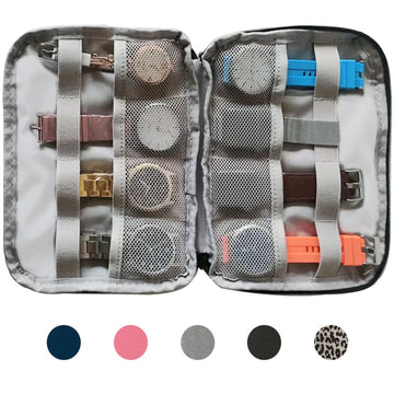 Waterproof Watch Strap Storage Box – Portable Organizer Case for Smartwatches & Apple Watch Bands
