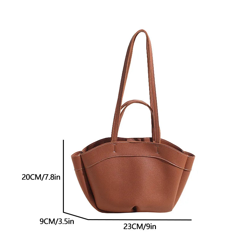 Fashionable Large Capacity Tote Bag – Stylish Mother and Child Shoulder & Shopping Bag