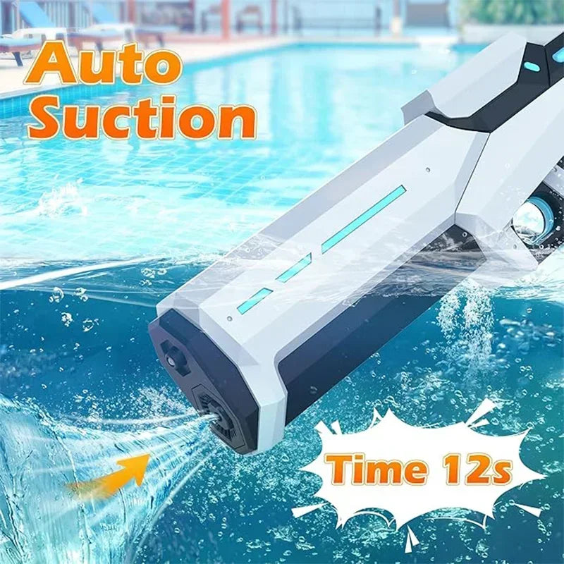 Electric Water Gun for Adults – Powerful Squirt Outdoor Summer Toy