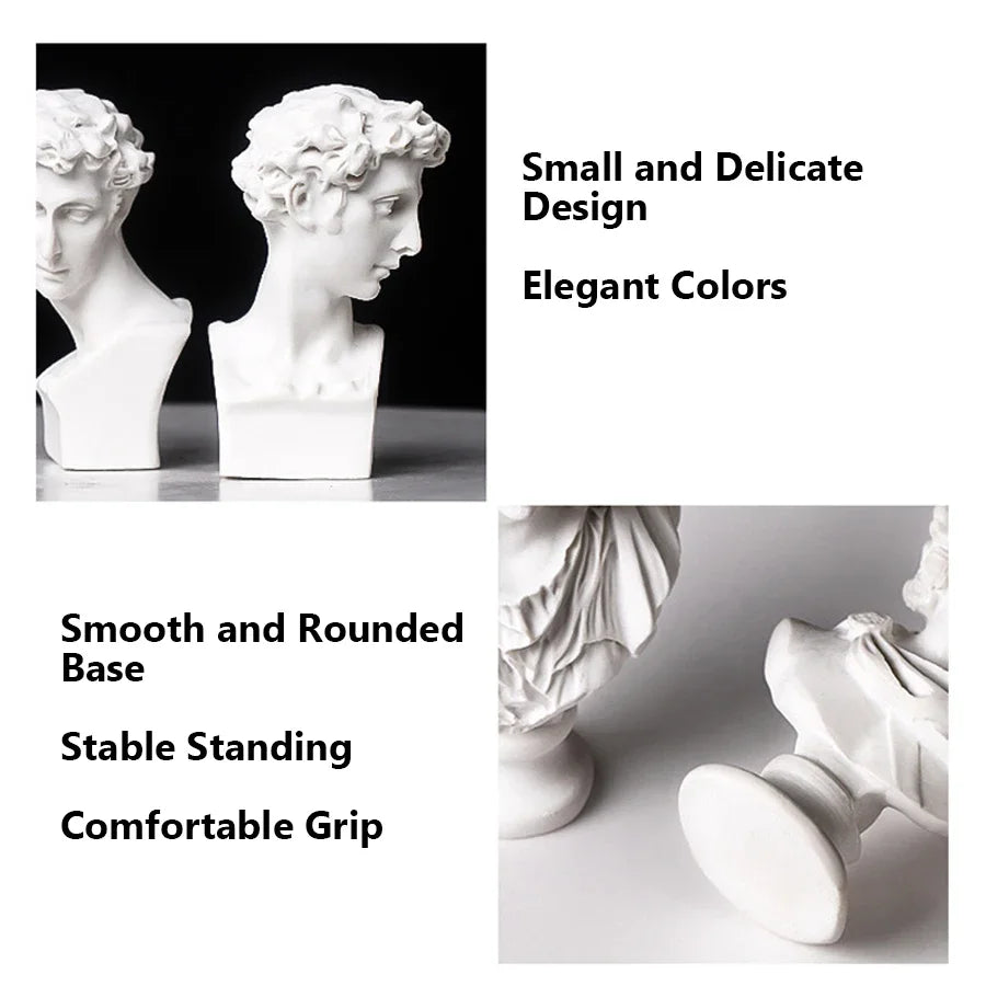 Nail Art Mini Statue – Photography Display Prop for Gel Polish Tips & Nail Design
