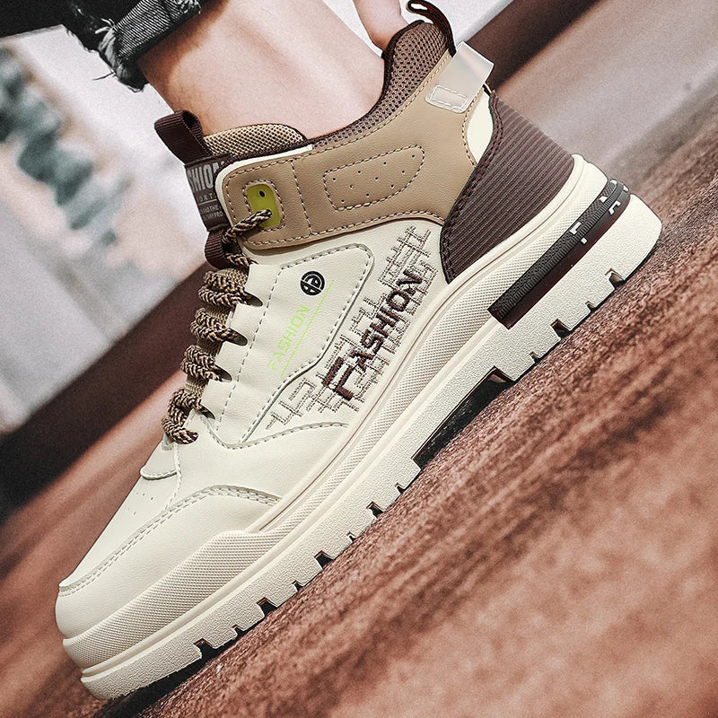 Men’s Autumn Casual Sneakers – Soft Sole Vulcanized Sport Shoes