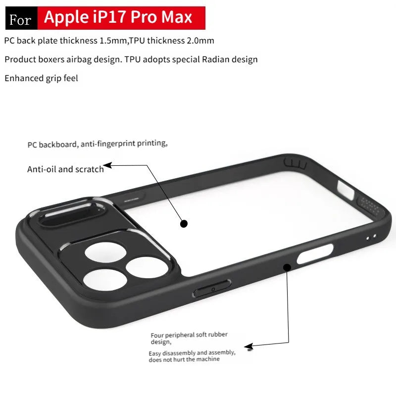 Shockproof iPhone 17 Pro Max Case – Protective Cover for iPhone 17 / 17 Air / 17 Pro