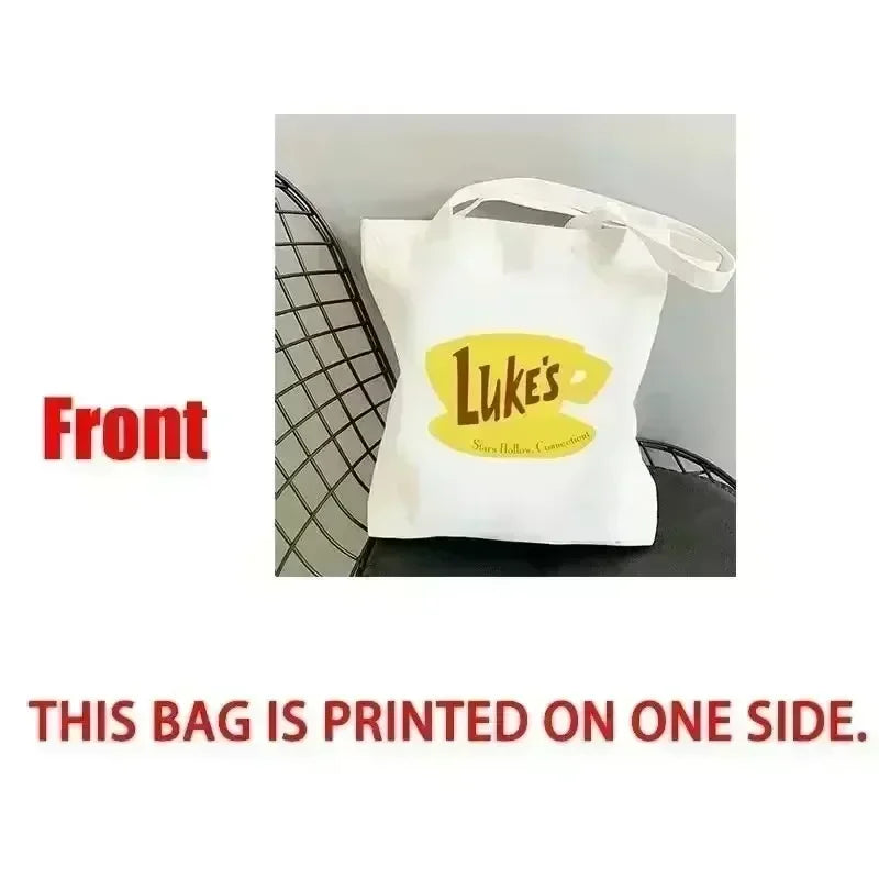 Cute Cat Print Tote Bag – Booktrovert Canvas Bag for Book Lovers & Makeup Essentials