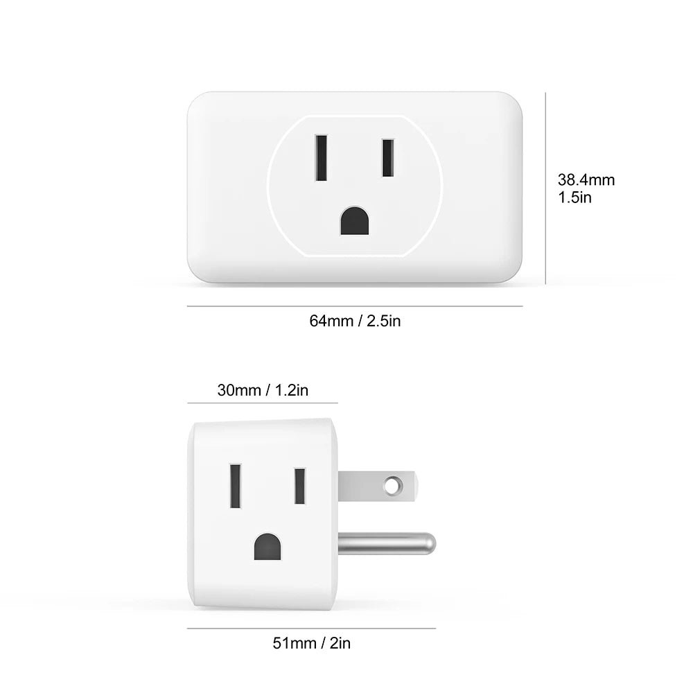 Multi-Plug Outlet Extender – 3-Outlet Wall Adapter & Grounded Power Plug Splitter