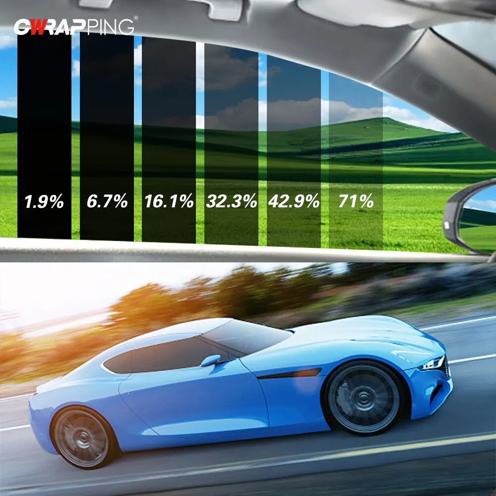 Car Window Tint Film – UV & Solar Protector Privacy Sun Shade 50cm x 300cm