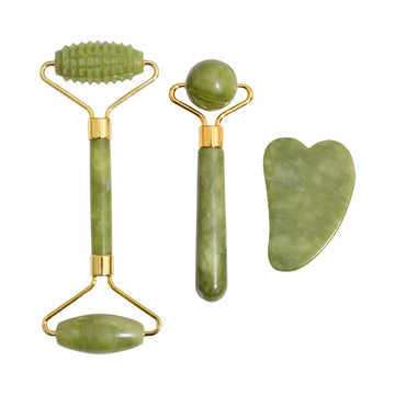 Natural Jade Roller Massager – Facial Lifting & Anti-Wrinkle Skin Care Tool