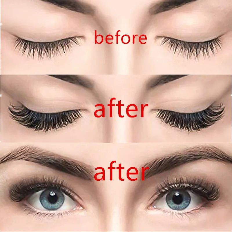 4PCS Handmade 3D Natural Magnetic Eyelashes Set – Reusable False Lashes with Tweezers & Makeup Tools