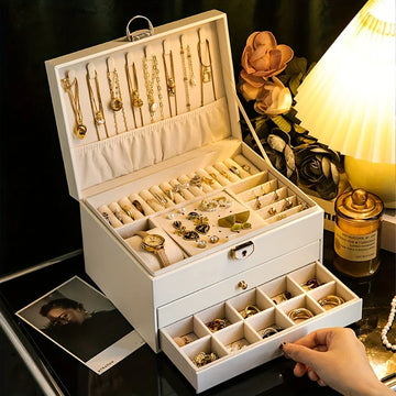 1PC Jewelry Storage Box – Necklace & Earrings Organizer | Perfect Gift for Women