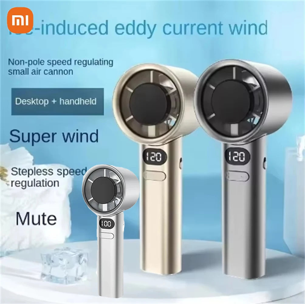 Xiaomi Mijia Leafless Mini Fan – 120 Wind Speed USB Rechargeable Handheld Turbine