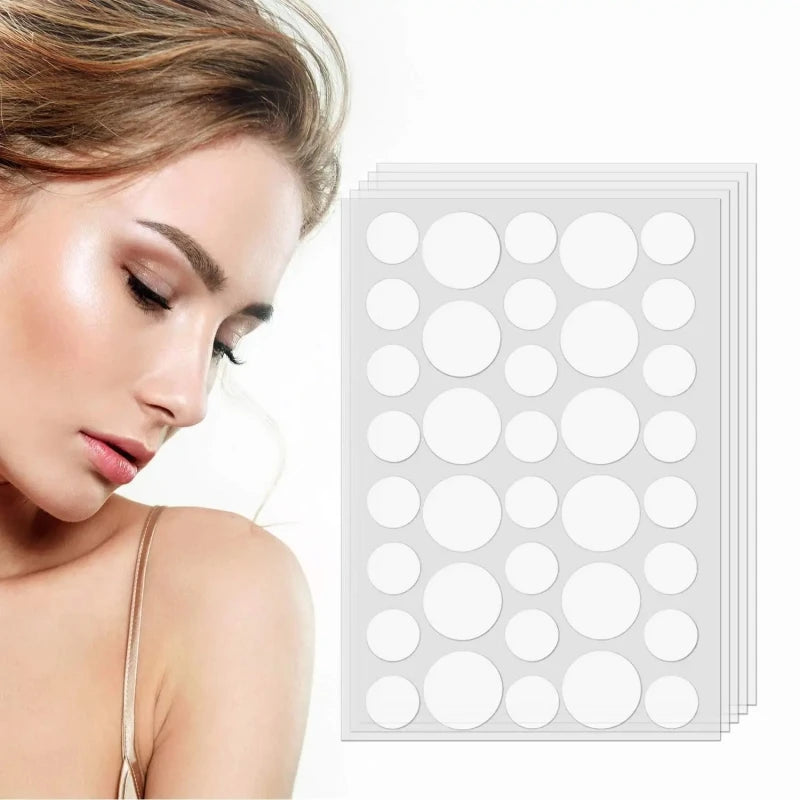72Pcs Invisible Acne Patches – Waterproof Hydrocolloid Pimple Removal Stickers for Spot Treatment