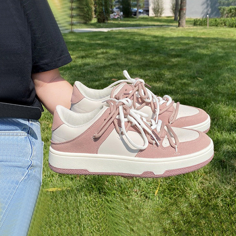 Girls' Niche Design Casual Retro Sports Shoes – Stylish & Comfortable Footwear